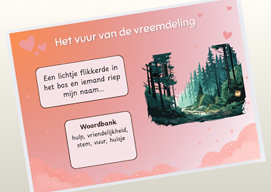 Lesmateriaal Drama/schrijven/spreken: de start van een winterverhaal  van auteur JufkeSarah slide 3