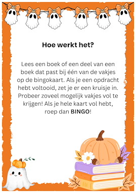 Lesmateriaal Leesbingo: Halloween van auteur Speelwijs
