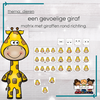 een gevoelige giraf (matrix)