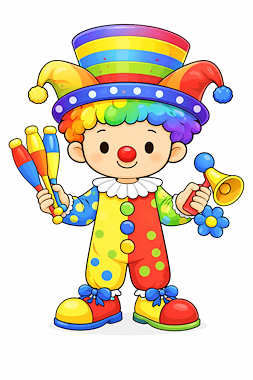 Lesmateriaal Logische volgorde clown aankleden van auteur Kleuterbijtjes slide 3