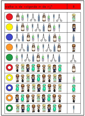 Lesmateriaal Logico - Piccolo - GEZONDHEID - ZIEK ZIJN - ZIEKENHUIS van auteur Annette slide 3