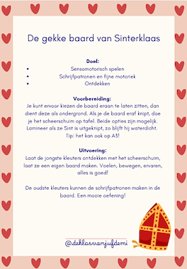 Lesmateriaal De gekke baard van Sinterklaas van auteur Deklasvanjufdemi