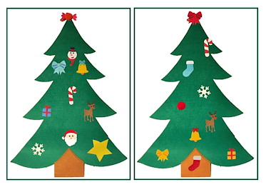 Lesmateriaal Opdrachtkaarten kerstboom action van auteur kleutermaterialen_diy slide 4