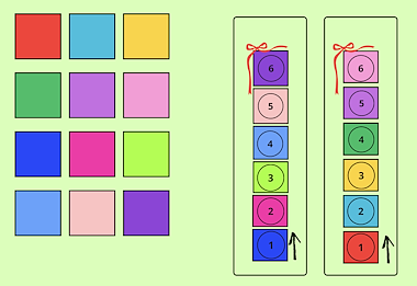 Lesmateriaal Thema Kerst : Stapelspel van auteur Katy Janssens slide 3