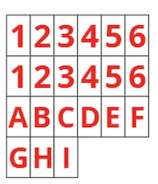 Lesmateriaal Nummerplaten naleggen van auteur Kleuterbijtjes slide 4