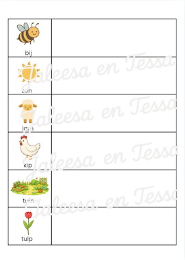 Lesmateriaal Stempelbladen/schrijfbladen van auteur Juf Jaleesa en juf Tessa slide 4