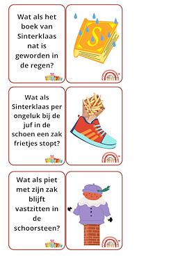 Lesmateriaal SINTERKLAAS - Verhaalkaartjes van auteur Juf Talia