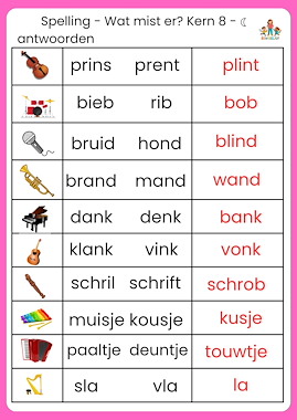 Lesmateriaal Wat mist er? kern 8 maan en zon bewegend leren van auteur de beweegjuf slide 3