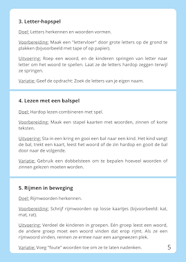 Lesmateriaal Bewegend leren van auteur Alexandra Wit slide 2