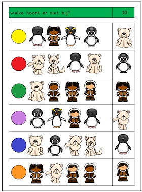 Lesmateriaal Logico - Piccolo - Primo - NOORDPOOL EN ZUIDPOOL van auteur Annette slide 2