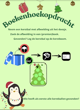 Lesmateriaal Boekenhoekopdracht Kerst van auteur Katy Janssens