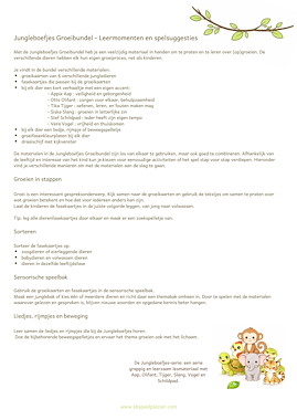 Lesmateriaal Groeibundel Jungleboefjes van auteur SB Speelplezier slide 4