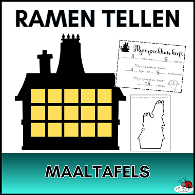 Lesmateriaal De ramen in het spookhuis van auteur juf Evelien