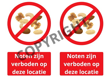 Lesmateriaal Notenallergie borden van auteur Iris Neeleman
