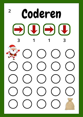 Lesmateriaal Coderen met de Kerstman – leerzaam en speels programmeren! van auteur Juf_C slide 3