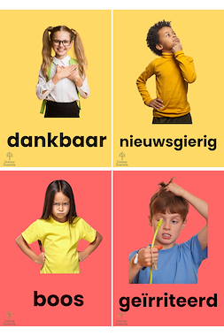 Lesmateriaal 30 emotiekaartjes voor sociaal-emotioneel leren in de klas van auteur Domus Essentia slide 2
