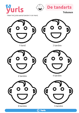 Lesmateriaal Werkboekje De tandarts van auteur Yurls slide 4