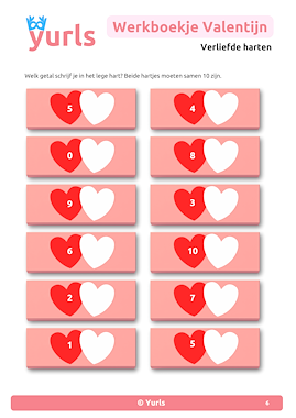 Lesmateriaal Werkboekje Valentijn groep 3 van auteur Yurls slide 3