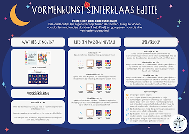 Lesmateriaal Vormenkunst - Sinterklaaseditie editie  van auteur GrandPi slide 2