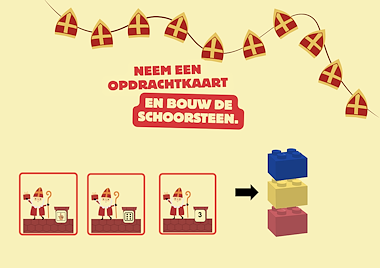 Lesmateriaal Thema Sint en Piet : Schoorsteen bouwen van auteur Katy Janssens