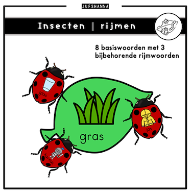 Insecten | Rijmen met lieveheersbeestjes