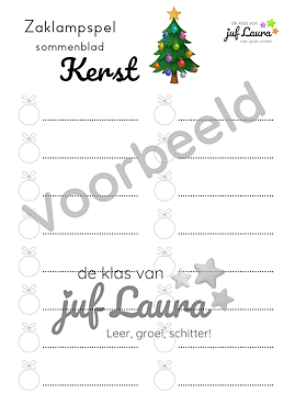 Lesmateriaal Kerst - Aanvulling zaklampspel van auteur De klas van juf Laura slide 2