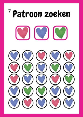 Lesmateriaal Valentijn Patronen Zoeken – Logisch Denken voor Kleuters van auteur Juf_C slide 4
