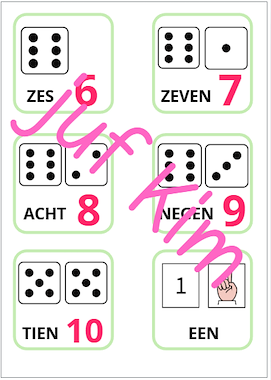 Lesmateriaal Sprekende pictowand/muur: woordkaarten wiskunde van auteur Juf KimW slide 4