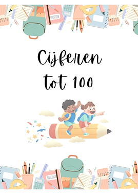 Lesmateriaal Cijferen tot 100 (optellen en aftrekken) van auteur Juf Chloe de mantaklas