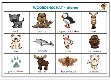 Lesmateriaal Taalrijk met prentenboeken - Wolfje wil naar huis van auteur CreabeeS slide 3