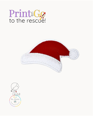 Lesmateriaal Print & Go Patroon – Kerstmutsje (PDF + SVG)  van auteur Victoria Pirogova slide 2