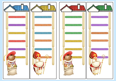 Lesmateriaal Thema Sint en Piet : ladderspel van auteur Juf Katy slide 3