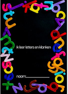 lesmateriaal Letters en klanken werkboek van auteur Kleuterjuf Monique