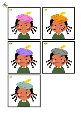 Lesmateriaal Pietenmutsen Matrix van auteur Juf Nika slide 3