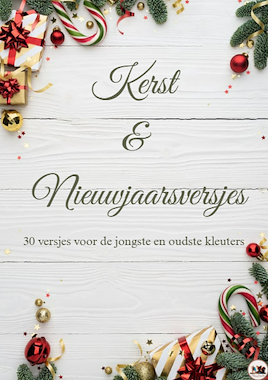 Lesmateriaal Kerst & Nieuwjaarsversjes voor kleuters (30 st.) van auteur FilouFinds