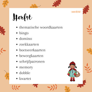 Lesmateriaal Basisbundel Herfst  van auteur MiaenCo slide 3