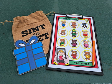 Lesmateriaal bewegend leren - sinterklaas - verlanglijstjes van auteur Zwaanzinnig onderwijs slide 3