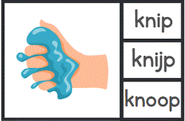 Lesmateriaal Knijpkaarten VLL-Zoem Anker 1 & 2 met schrijfblad  van auteur Jana slide 3