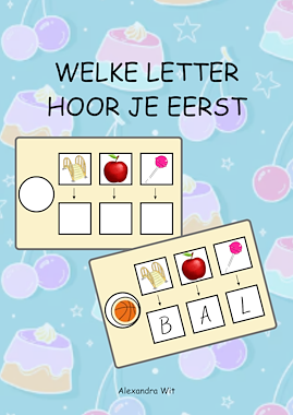 Lesmateriaal Welke letter hoor je eerst van auteur Alexandra Wit