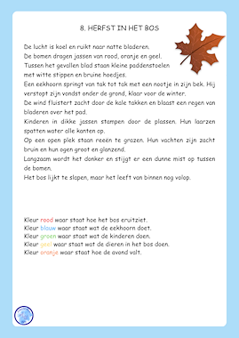 Lesmateriaal Begrijpend Lezen in kleur van auteur Alexandra Wit slide 2