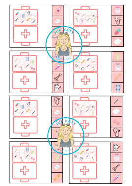 Lesmateriaal Thema de dokter/ziek zijn : Wat zit er niet in de dokterstas van auteur Juf Katy slide 3