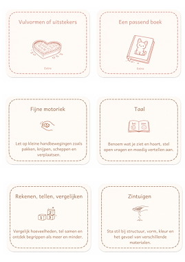 Lesmateriaal Kies en Speel Inspiratiekaartjes voor sensorisch spel van auteur SB Speelplezier slide 4