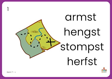 Lesmateriaal Wat mist er? kern 7 maan en zon bewegend leren van auteur de beweegjuf slide 4