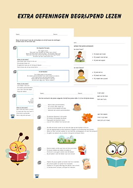 Lesmateriaal Oefeningen begrijpend lezen 1ste leerjaar/groep 3 van auteur Speelwijs