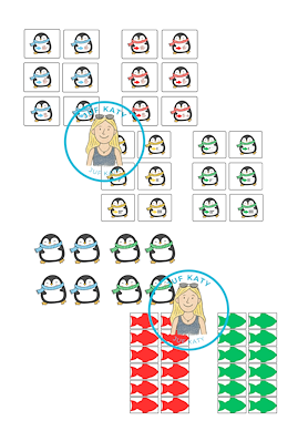 Lesmateriaal Thema winter : Tuff tray - zoek de vissen  van auteur Juf Katy slide 2