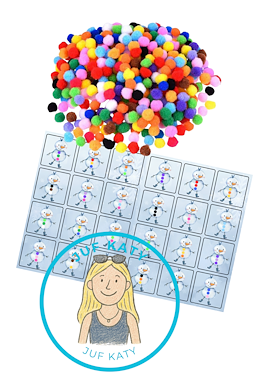 Lesmateriaal Thema winter:Geef de sneeuwman de juiste knopen jongste kls van auteur Juf Katy slide 2