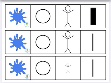 Lesmateriaal opdrachtkaarten logiblokken van auteur Juf Nele