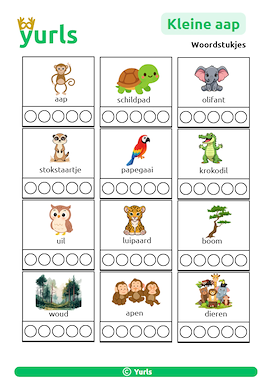 Lesmateriaal Kleine Aap Werkboekje van auteur Yurls slide 2