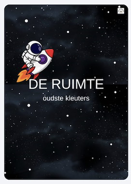 lesmateriaal Minibundel de ruimte - oudste kleuters van auteur Juf Stephanie F