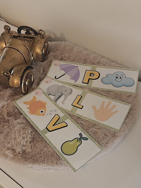 Lesmateriaal Waar hoor ik de klank? Klankenkaartjes  van auteur Juf Gwenn slide 3